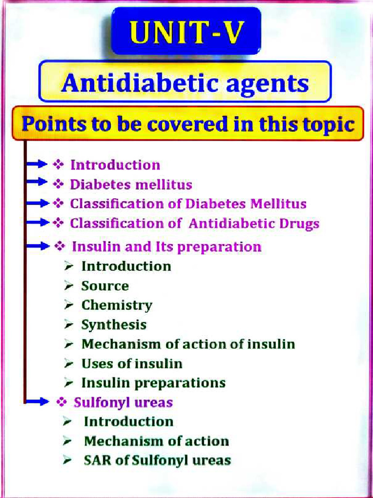 Medicinal Chemistry II Unit 5 | PDF