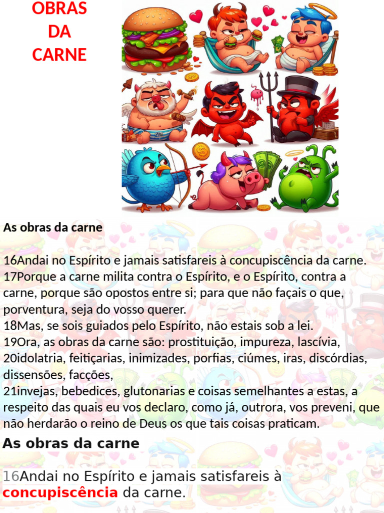 Obras Da Carne | PDF