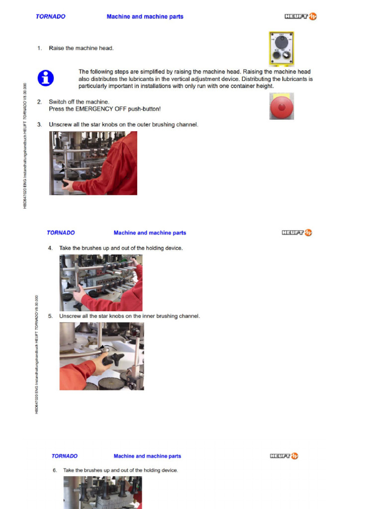 Clean and changing the brushes pdf