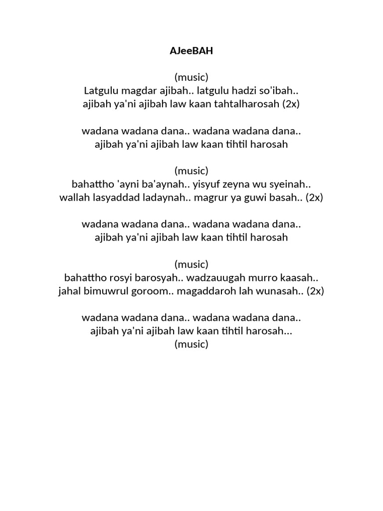 Ajeeba H | PDF