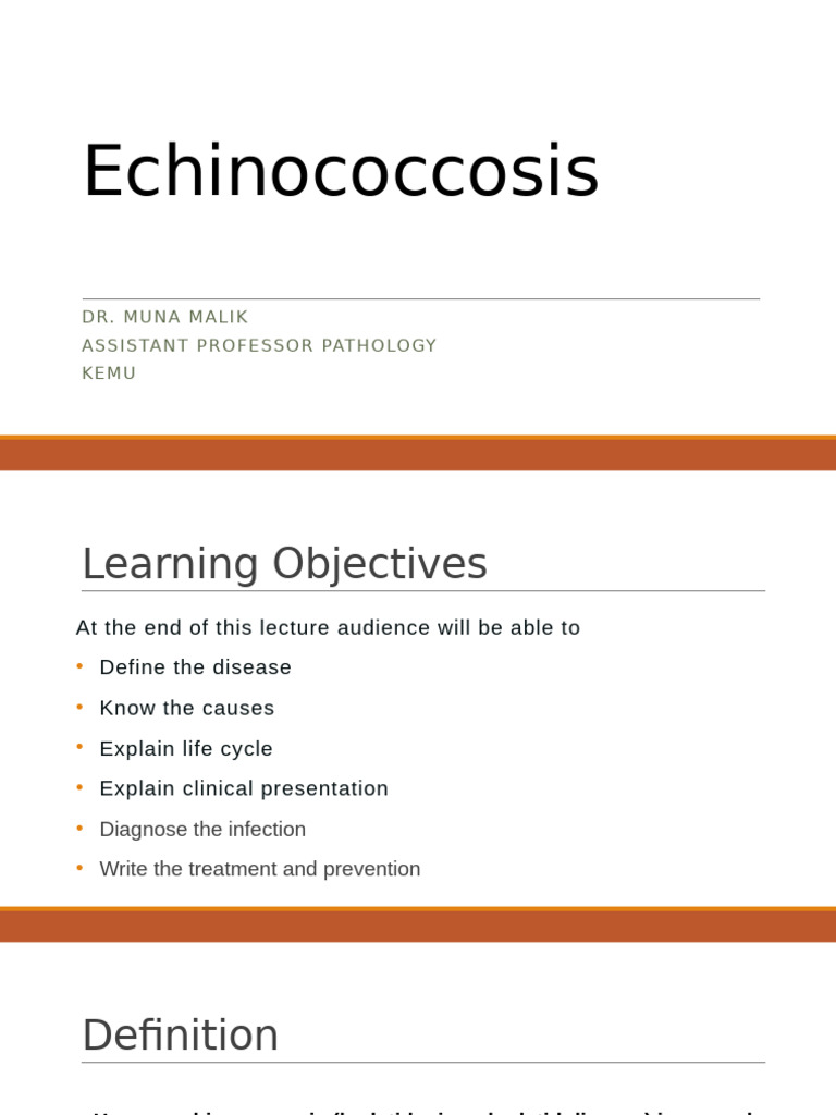 Echinococcosis | PDF
