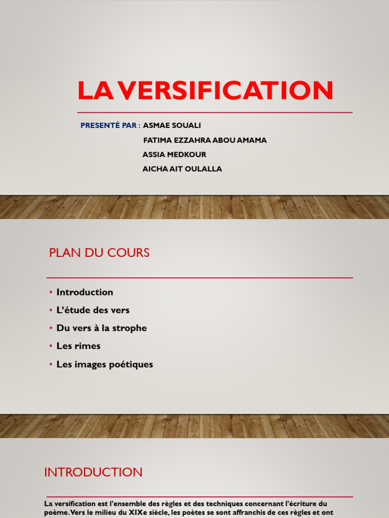 Comprendre la versification poétique | PDF | Syllabe | Poésie