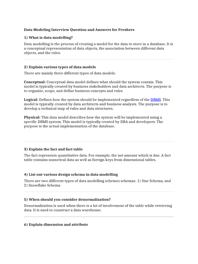 Data Model Interview Qadata Pdf