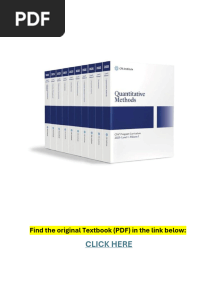2025 Cfa Program Curriculum Level I Volume 1 - Quantitative Methods PDF