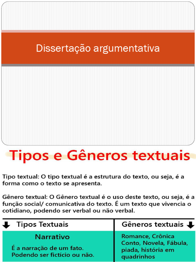 Dissertação Argumentativa | PDF