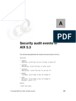 Aix Audit Events