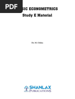 ADVANCED ECONOMETRICS | PDF | Econometrics | Statistics