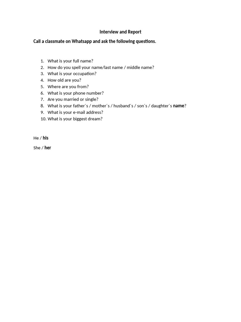Interview task level 1 online pdf