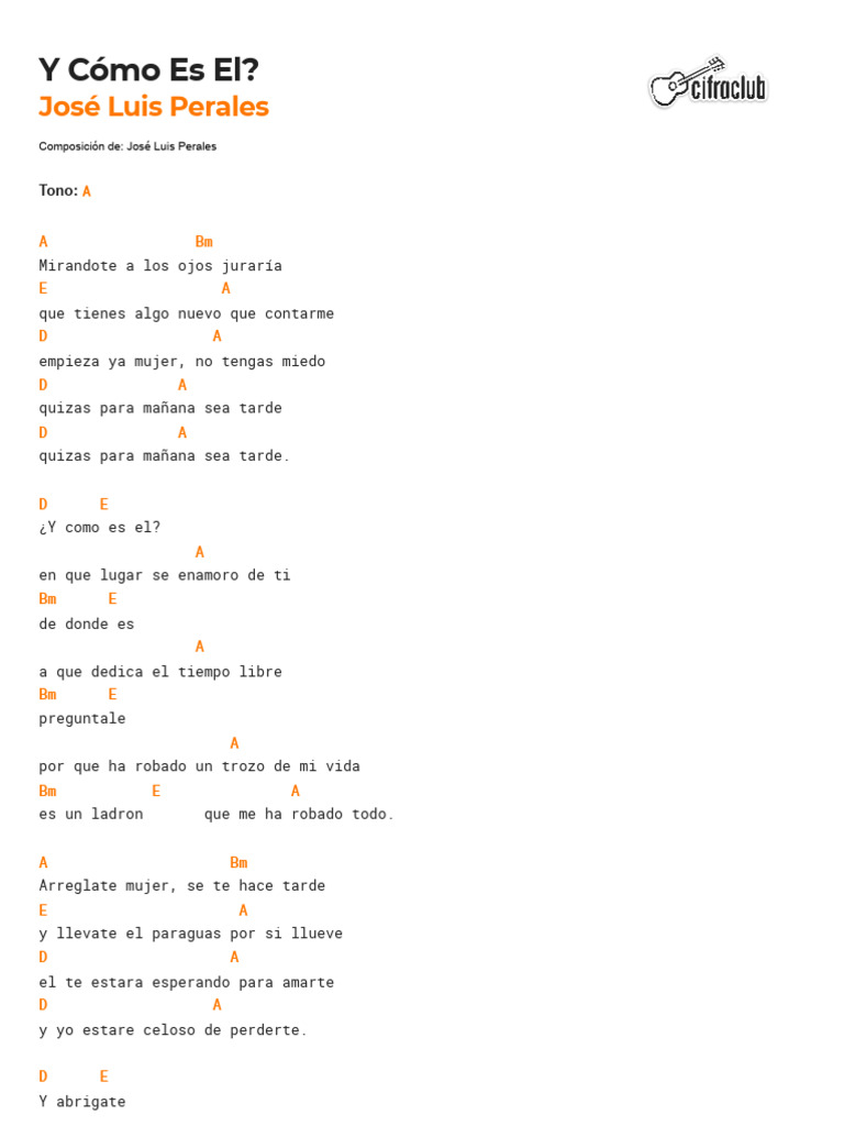 José Luis Perales Y Cómo Es El Pdf