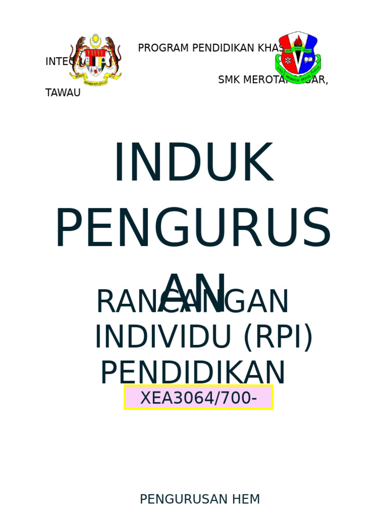Rancangan Pendidikan Individu RPI | PDF
