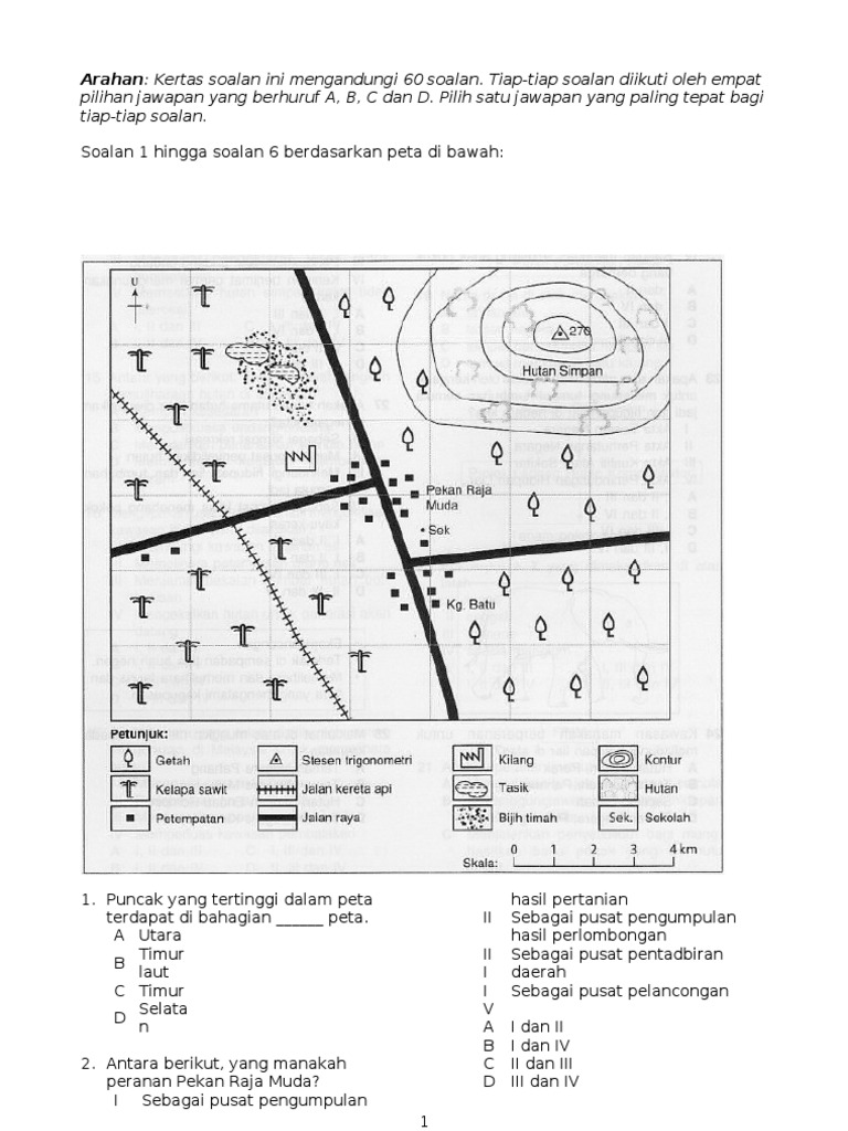 Soalan Peperiksaan Akhir Tahun Geografi Tingkatan 1 Pdf