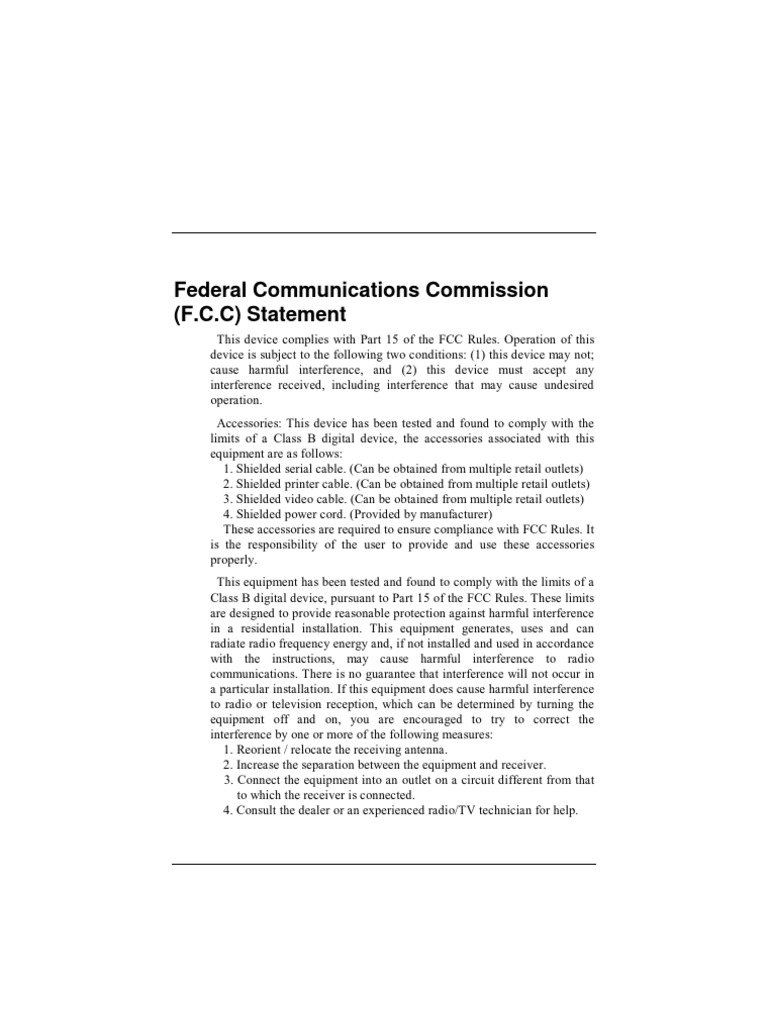 FCC Overview in Computing | PDF | Electronics | Computer Engineering