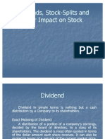 Tyopes of Dividends