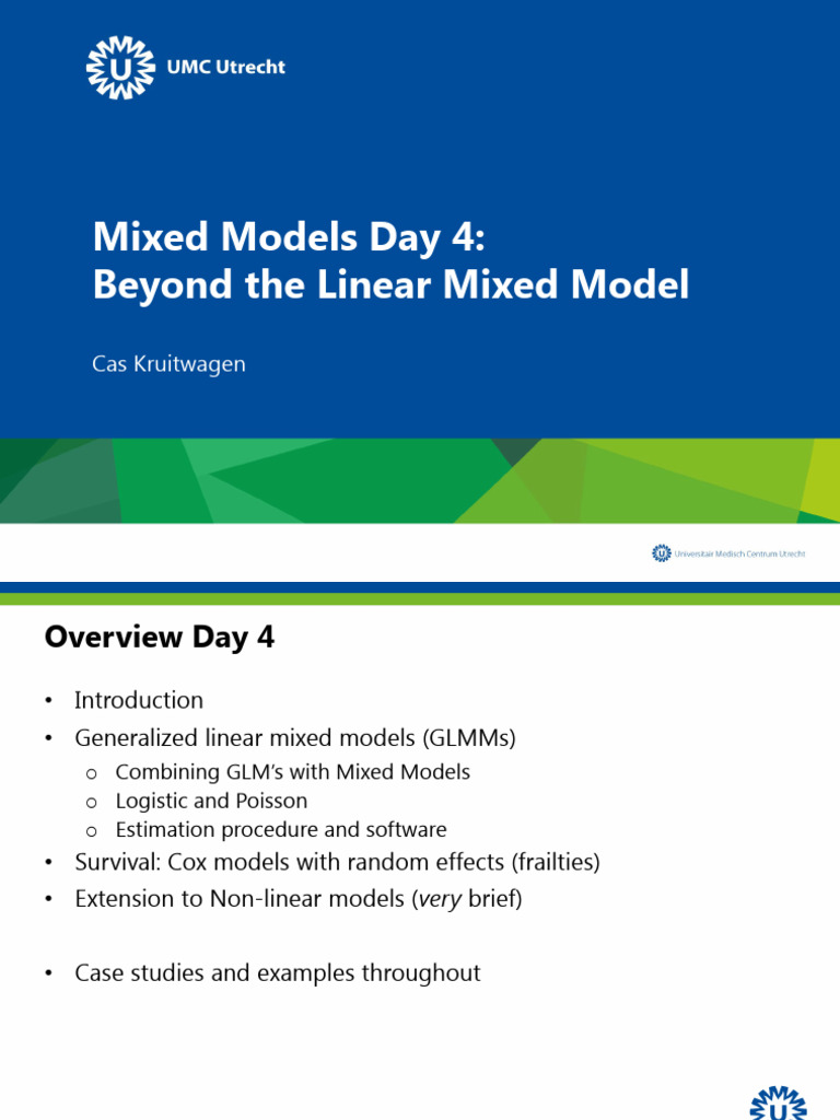 Mixed Models Day 4 - 2022 | PDF