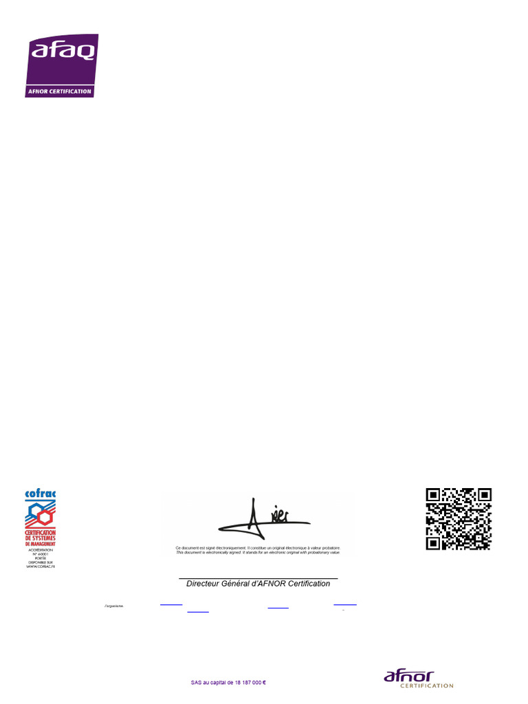 Certificate ISO 9001 VSB | PDF