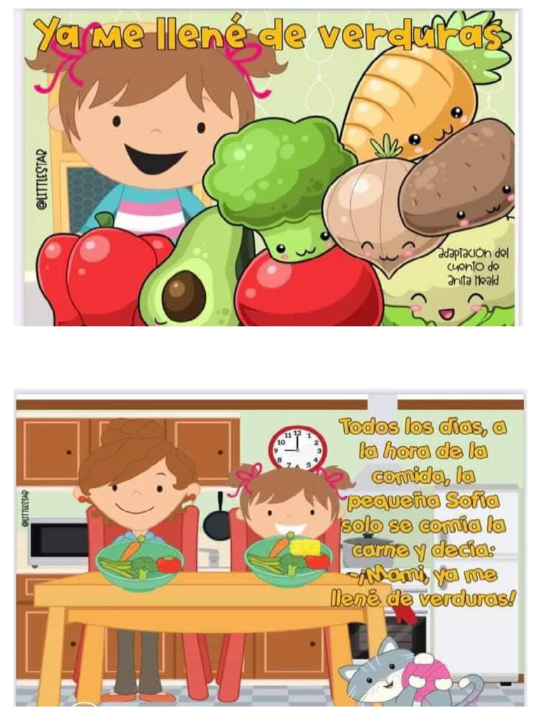 Cuento Me Llene de Verduras | PDF