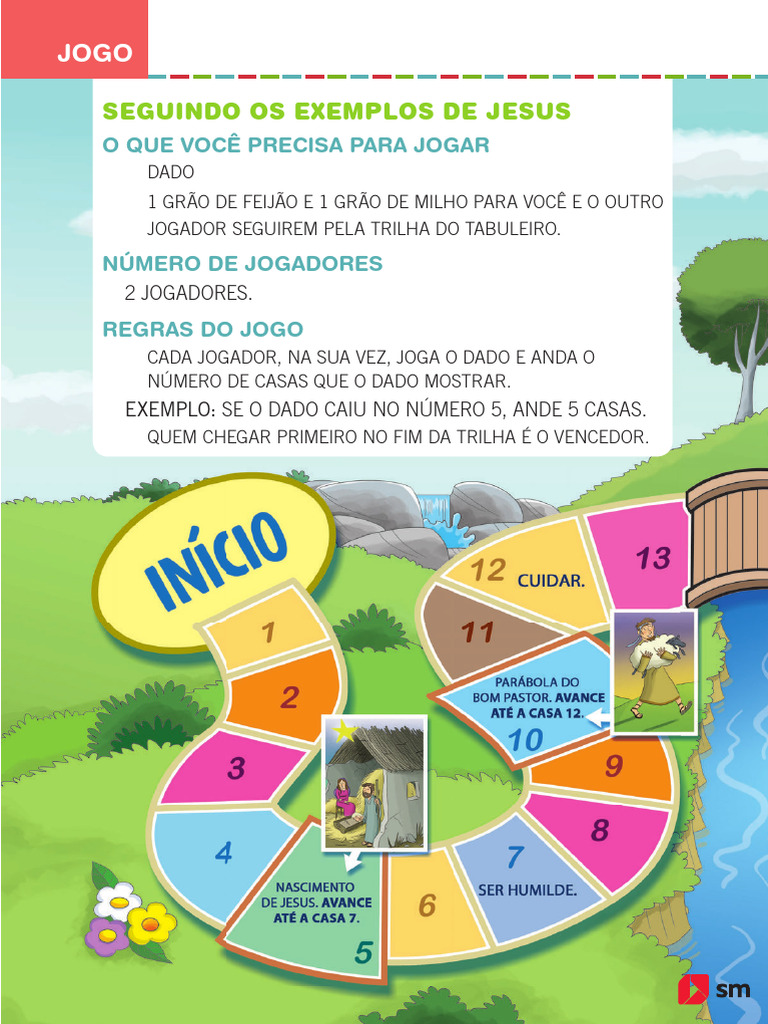 jogo tabuleiro exemplos de jesus | PDF