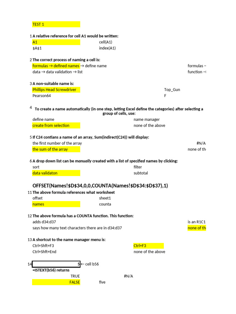 Test+1%2C2+Question+Practice | PDF