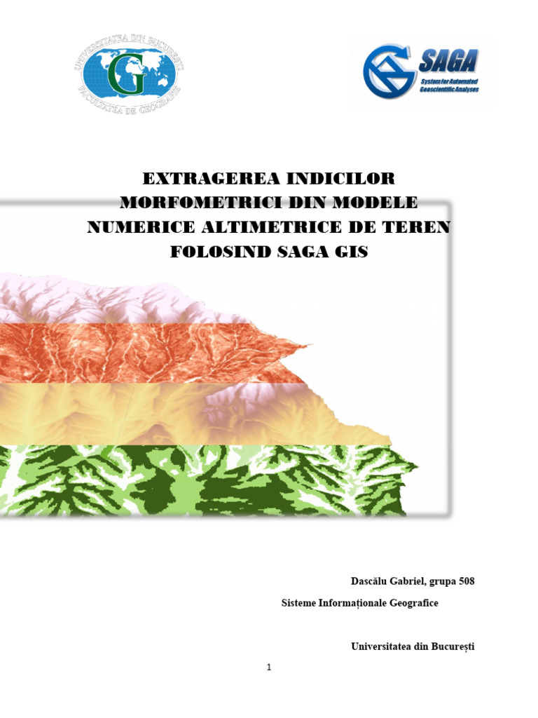 Fac Dascalu Gabriel Proiect SAGA GIS | PDF