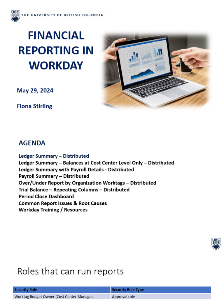 WW Financial Reporting in Workday May 29 2024 | PDF