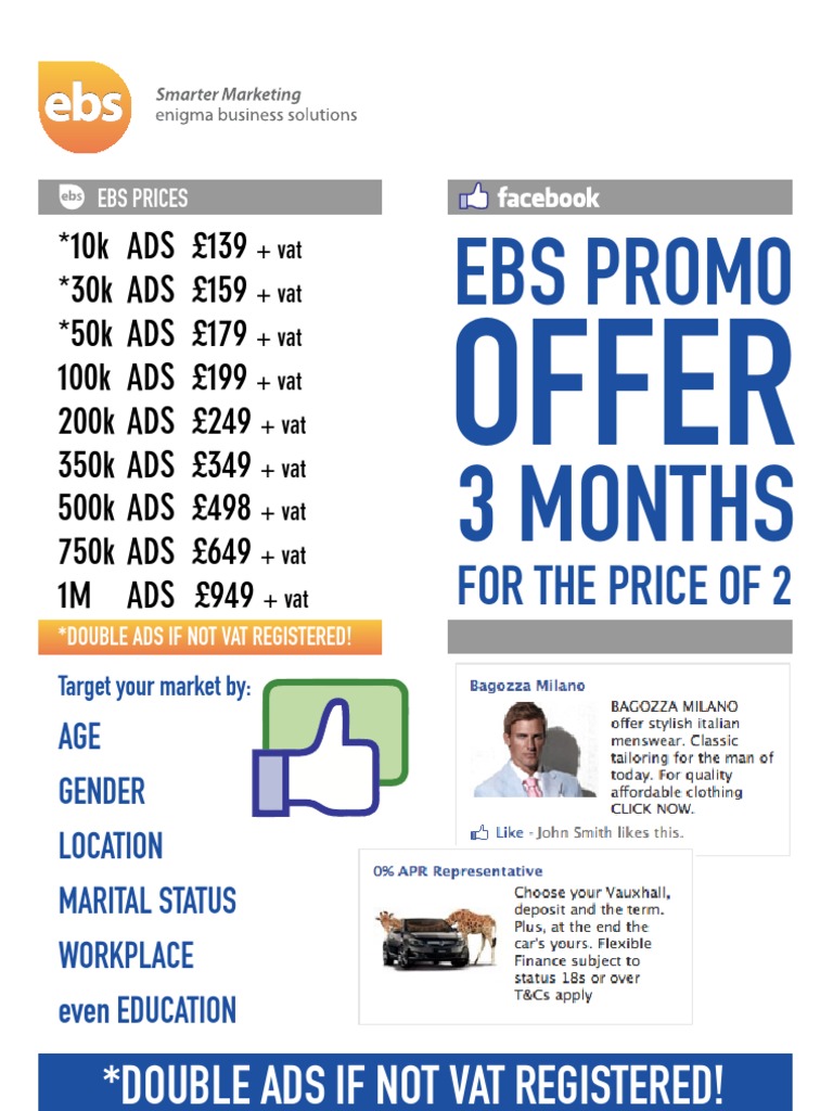 Targeted Advertising Packages & Pricing | PDF