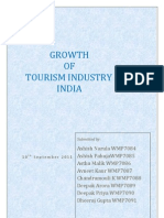 Report of Growth of Tourism Industry India 10th Sep'11