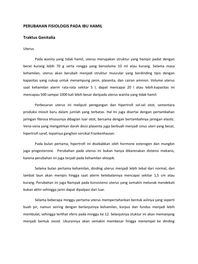 Perubahan  Fisiologis Pada  Ibu  Hamil   Perubahan  Fisiologis Pada  Ibu  Hamil