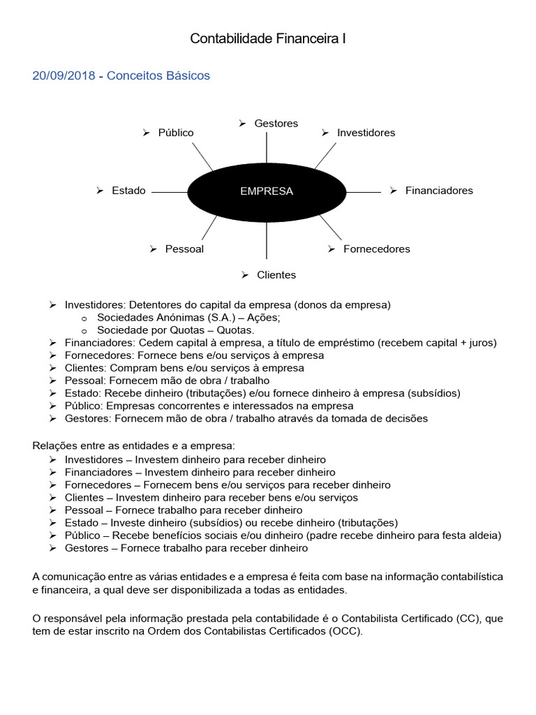 Fundamentos da Contabilidade Financeira I | PDF | Contabilidade | Balancete