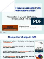 New Zealand Curriculum and Assessment