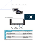 Calibración de Peso Rice Lake 520