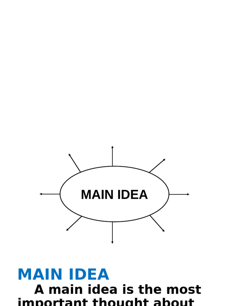 Getting Main Idea | PDF