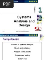 Systems Analysis and Design