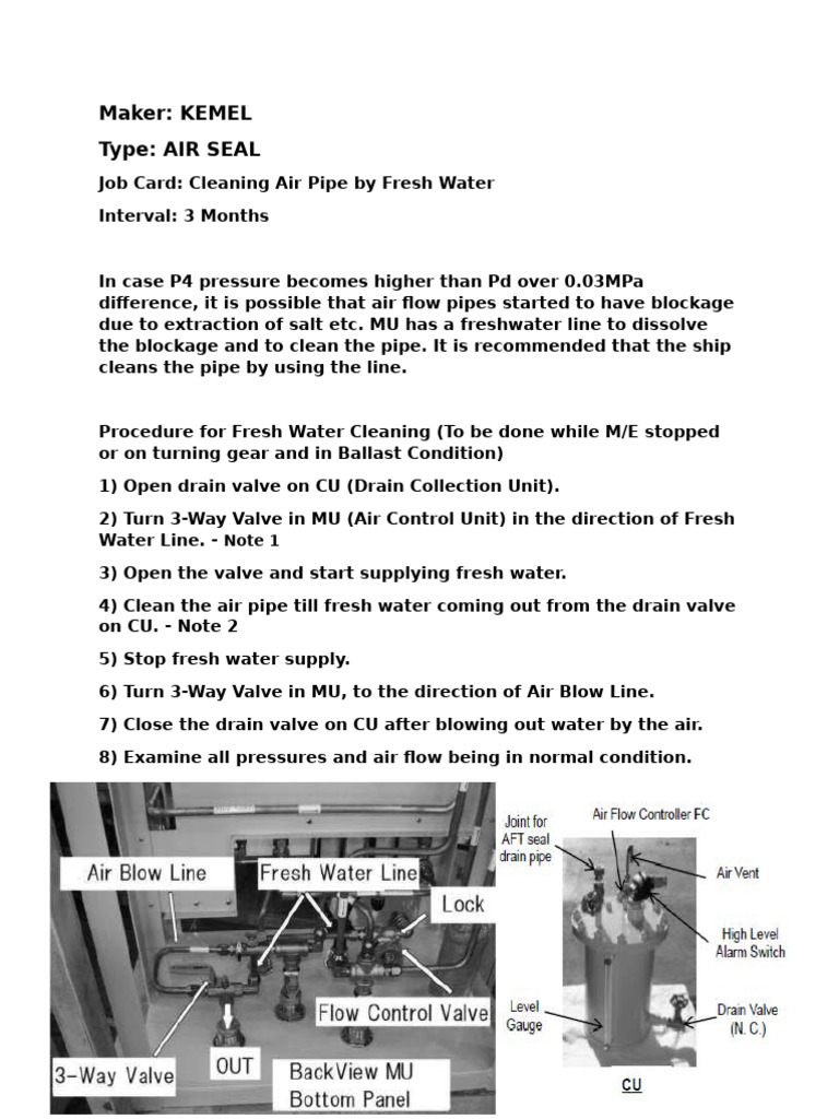 KEMEL - STERN TUBE SEAL MAINTENANCE - Flushing | PDF