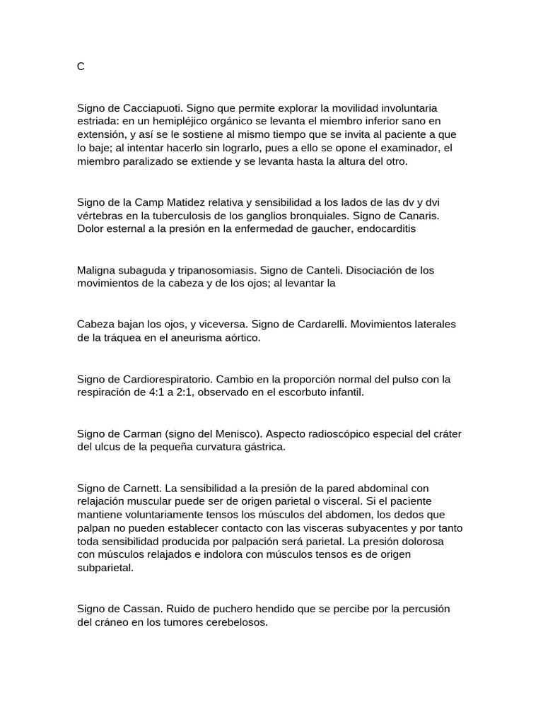 Semiología Careo | PDF