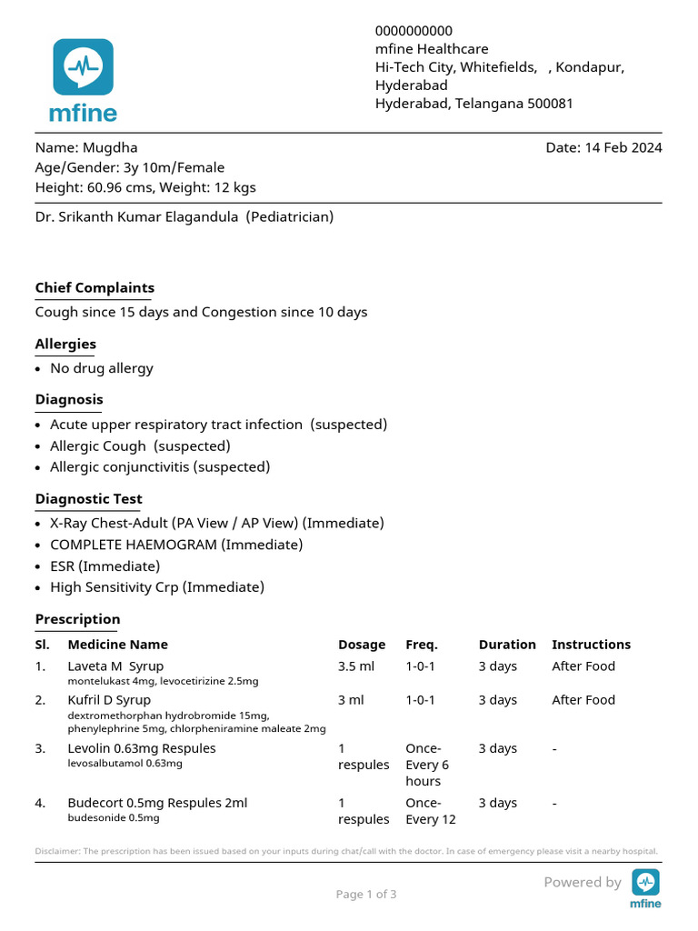 chief-complaints-sl-medicine-name-dosage-freq-duration-instructions