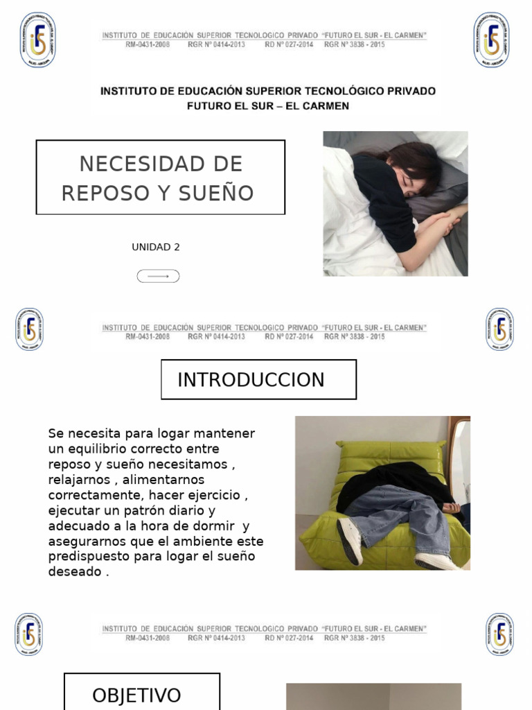 Reposo y Sueño | PDF