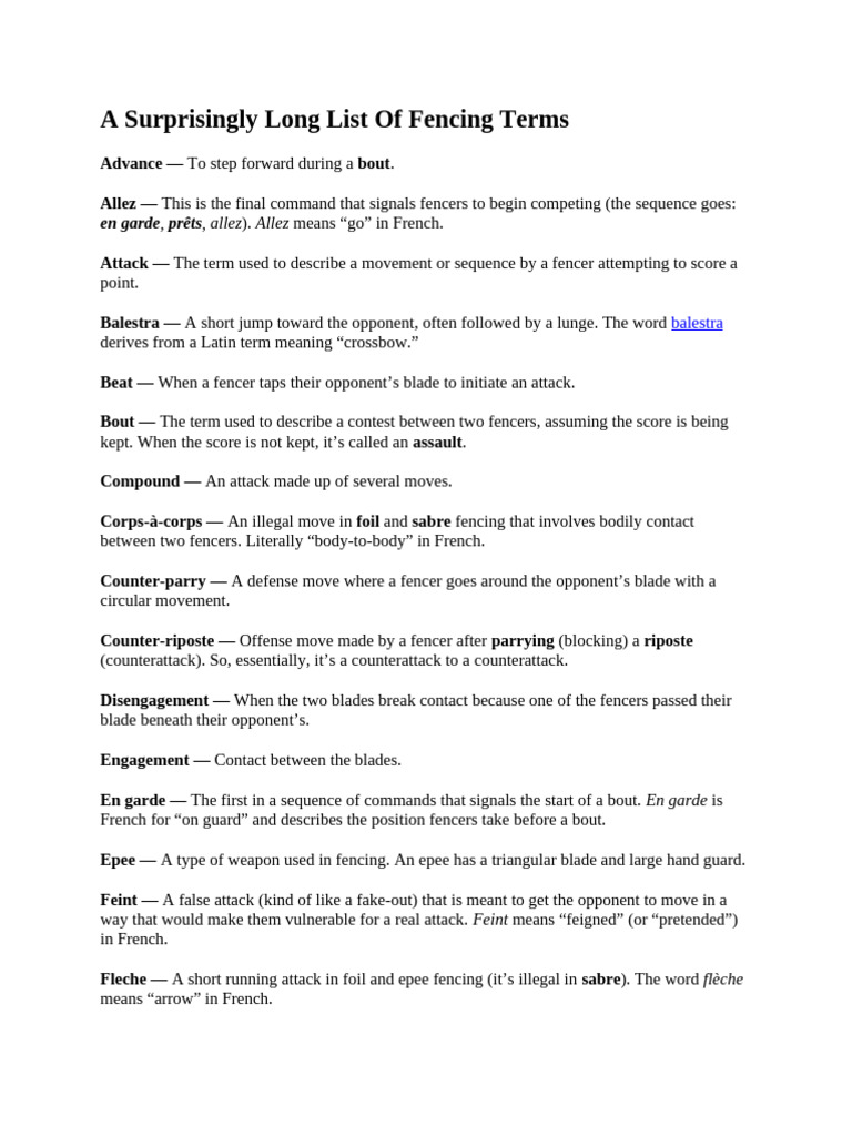 SPORTS JARGONS | PDF