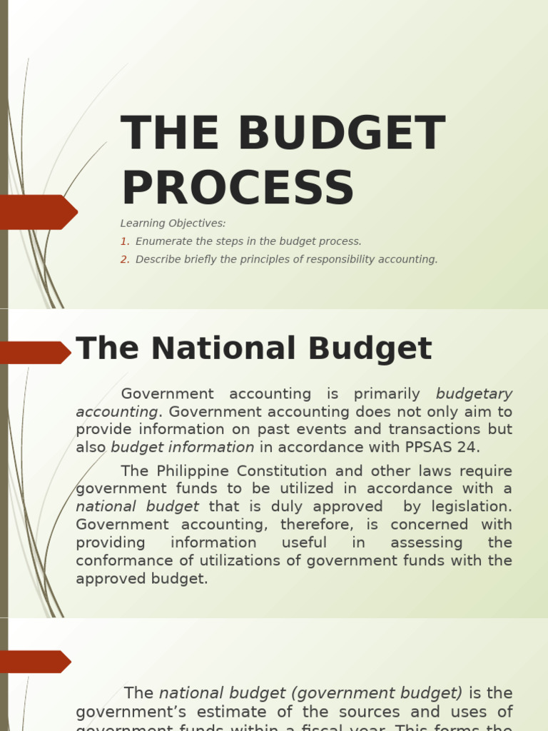 Steps in the Budget Preparation Process | PDF | Cost Of Living | Budget