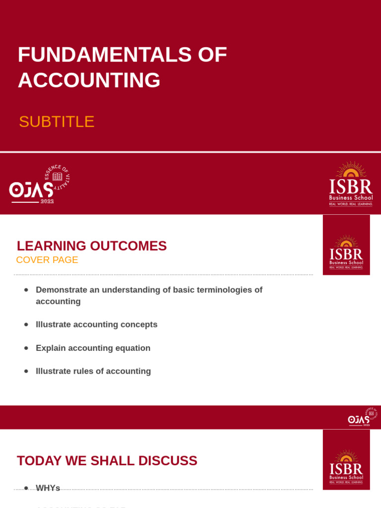 Basic Accounting Conventions With Examples