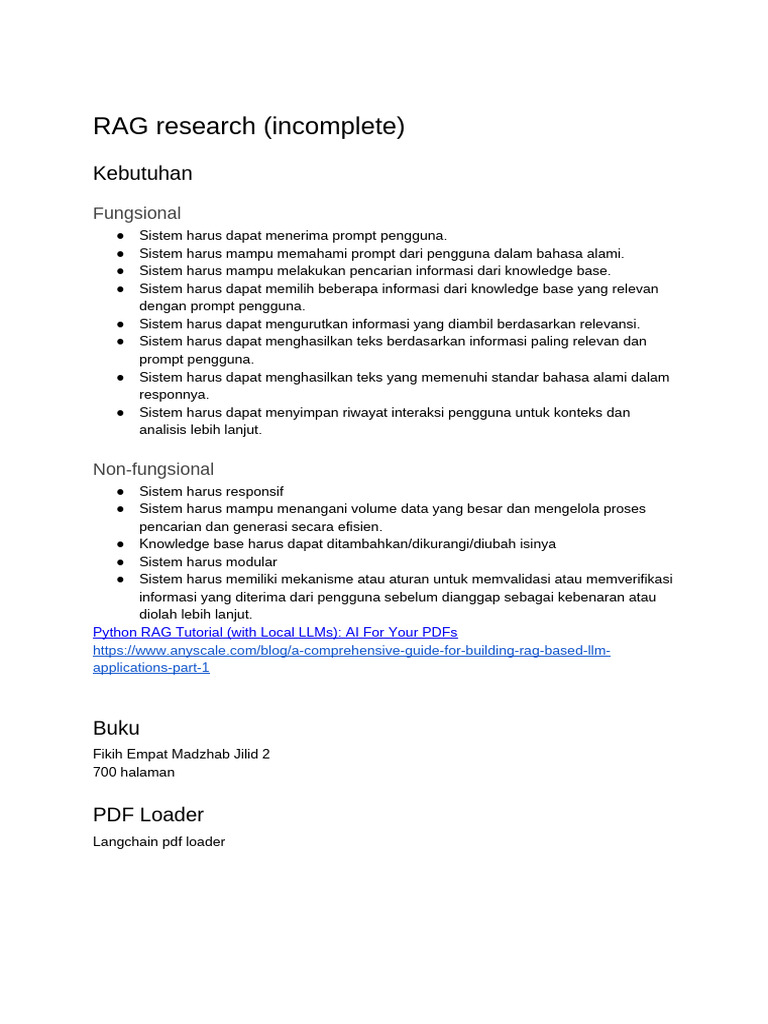 RAG Incomplete Research | PDF