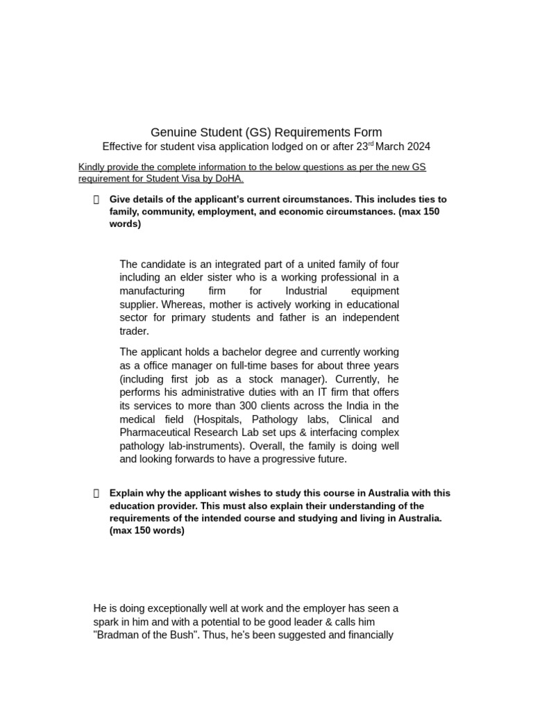 La Trobe GS Questions | PDF