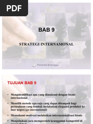Bab 9 Strategi Internasional Pdf