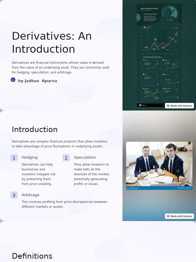 Derivatives An Introduction | PDF