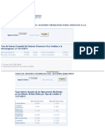 Tasa de Interés Promedio Del Sistema Financiero para Créditos A La Microempresa