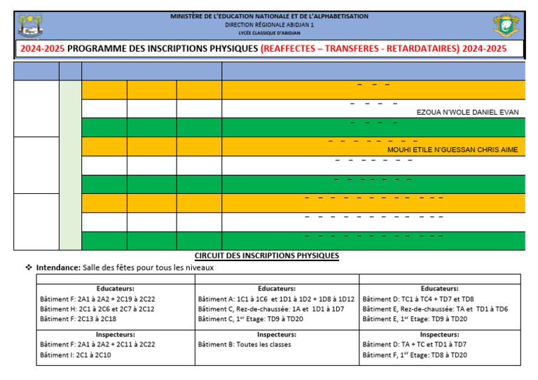 5 Programme 2024-2025 New | PDF