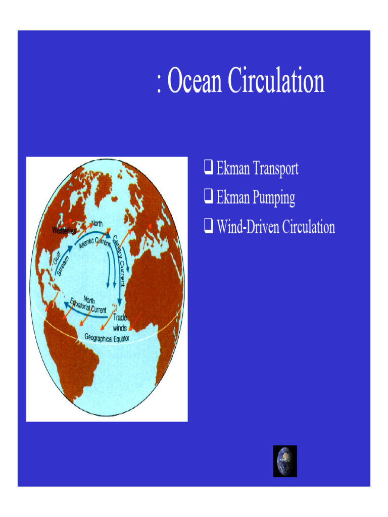 Lecture.10.Ocean Circulation - All | PDF