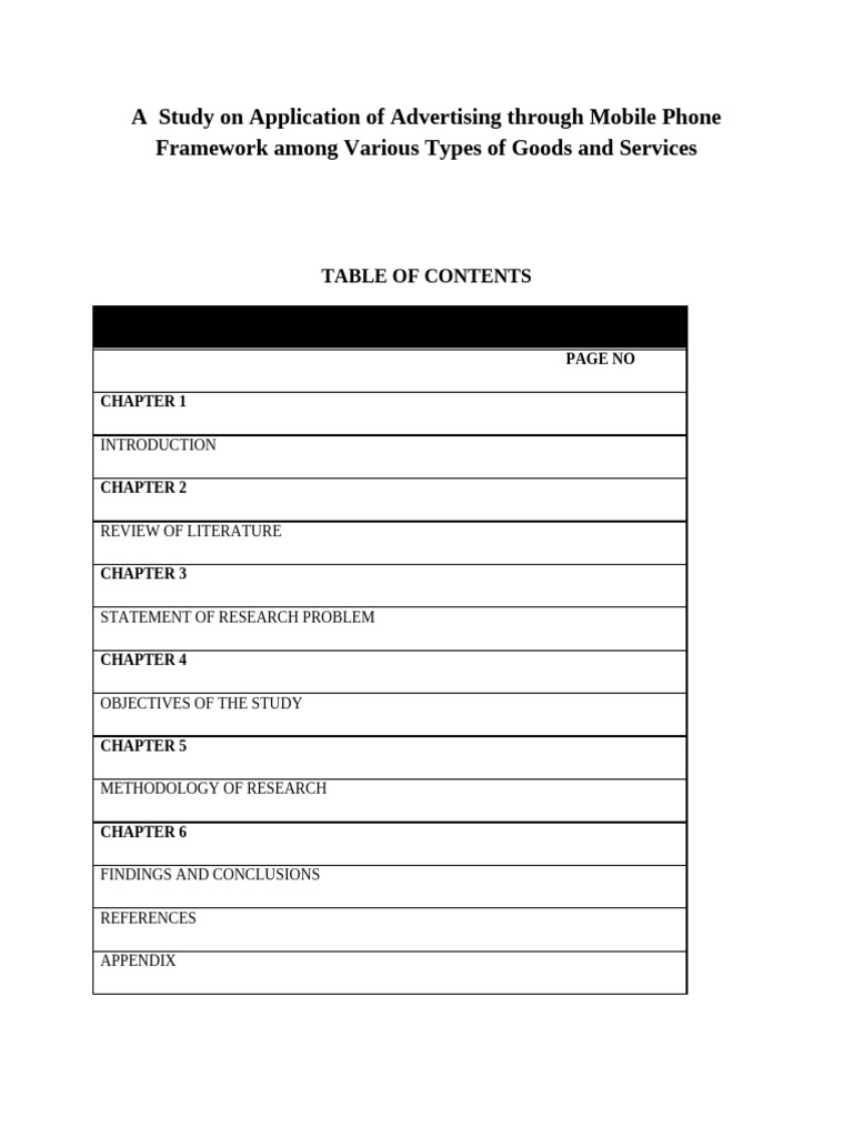 A Study On Application of Advertising Through Mobile Phone Framework | PDF