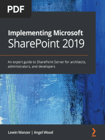 Implementing Microsoft Sharepoint 2019 An Expert