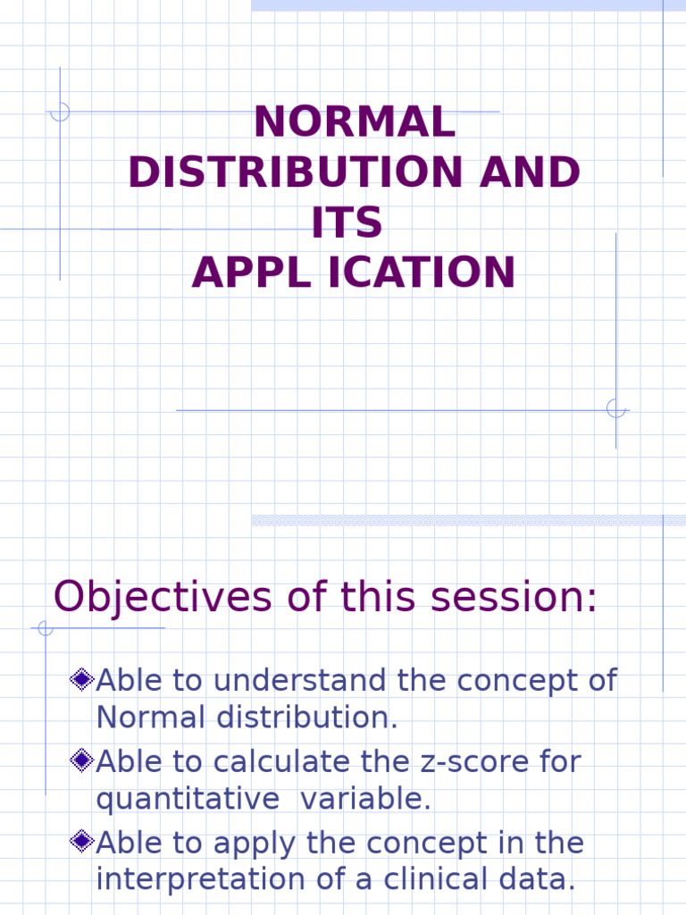 Normal Distribution in Clinical Data Analysis | PDF | Standard Score ...