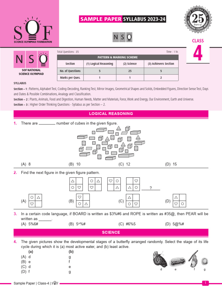 Science olympaid paper 24 pdf
